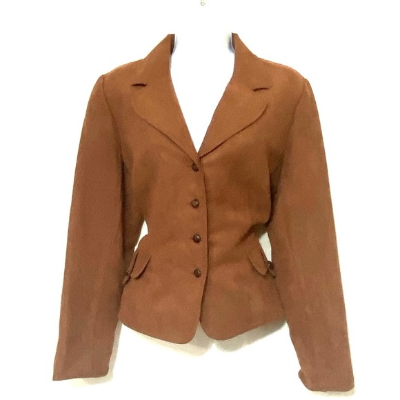 Studio I Blaezer Brown Size 12 - Picture 1 of 9